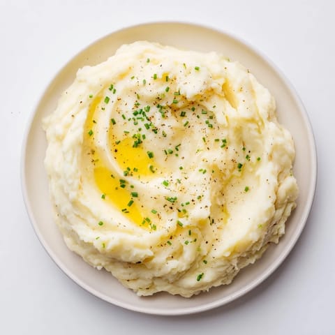 Golden, buttery mashed potatoes, a classic American comfort food, perfect beside roast chicken.