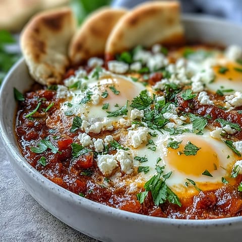 Shakshuka Bowl Middle Eastern Dish