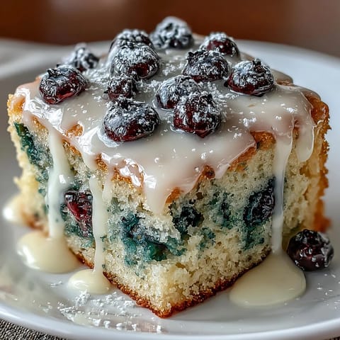 Baby Shower Blueberry Lemon Cake