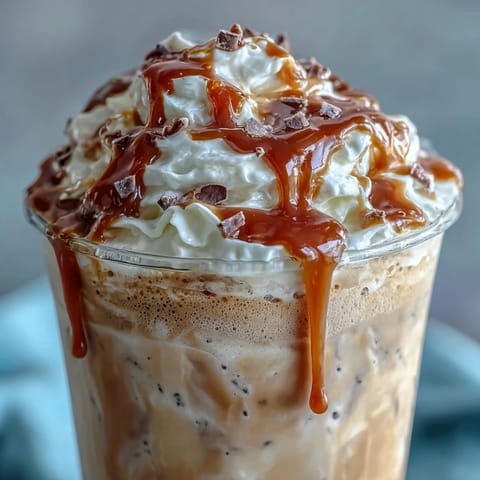 Iced Vanilla Bean Frappuccino Caramel