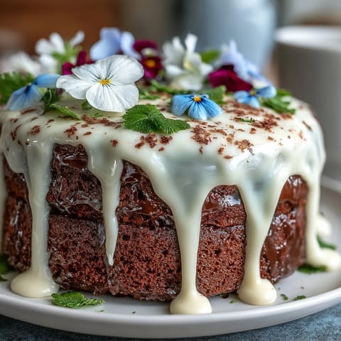 Spring Floral Lemon Cake