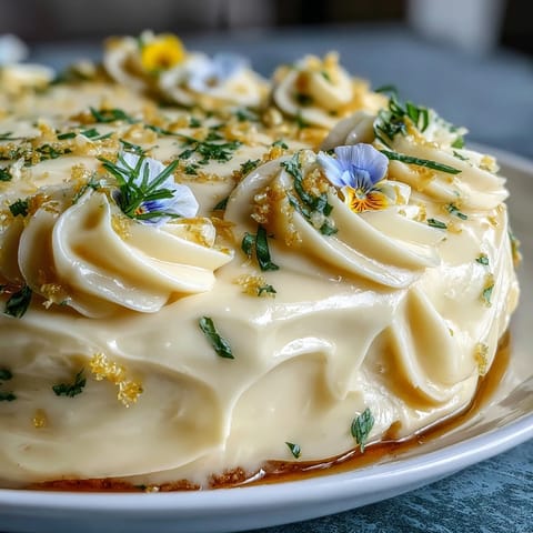 Baby Shower Lemon Sunshine Cake
