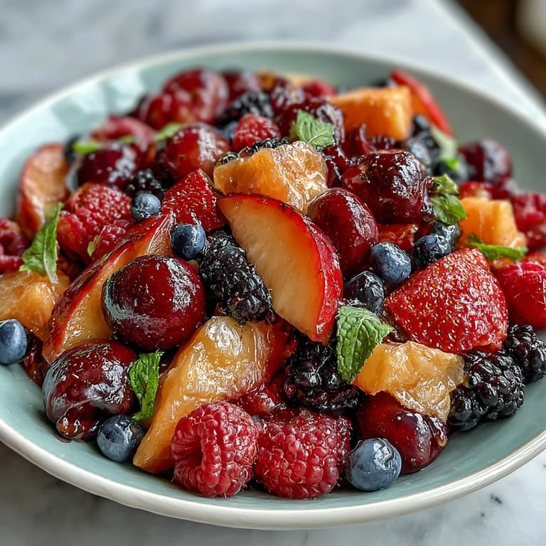 Stunning fruit display with edible flowers, perfect for a festive graduation celebration centerpiece.
